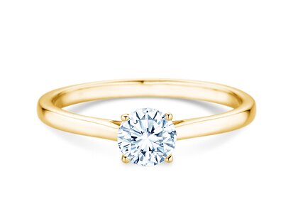 Verlovingsring Surprise in 14K geelgoud met Lab-grown diamant 0,50ct E/VS