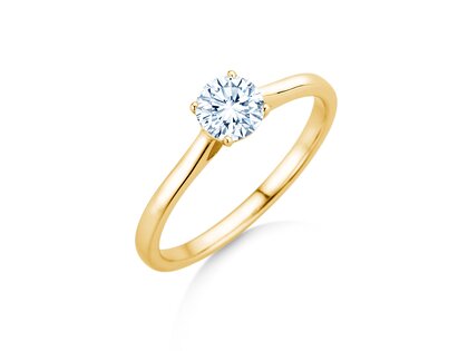 Verlovingsring Surprise in 14K geelgoud met Lab-grown diamant 0,50ct E/VS