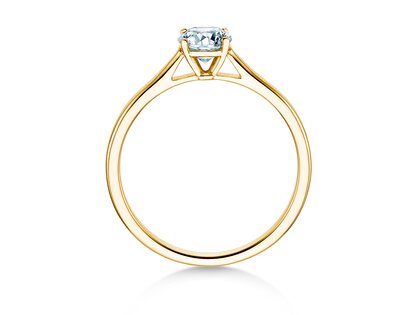 Verlovingsring Surprise in 14K geelgoud met Lab-grown diamant 0,50ct E/VS