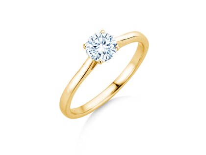 Verlovingsring Surprise in 18K geelgoud met diamant 0,60ct G/SI