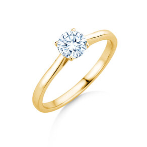 Verlovingsring Surprise in 18K geelgoud met diamant 0,60ct G/SI