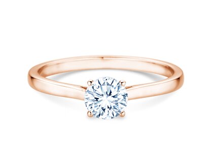 Verlovingsring Surprise in 18K roségoud met diamant 0,60ct G/SI
