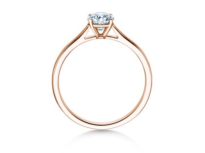 Verlovingsring Surprise in 18K roségoud met diamant 0,60ct G/SI