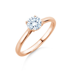 Verlovingsring Surprise in 18K roségoud met Lab-grown diamant 0,75ct E/VS