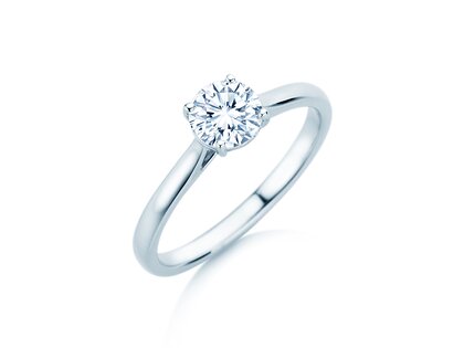 Verlovingsring Surprise in 18K witgoud met Lab-grown diamant 0,75ct E/VS