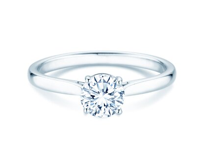 Verlovingsring Surprise in 18K witgoud met Lab-grown diamant 0,75ct E/VS