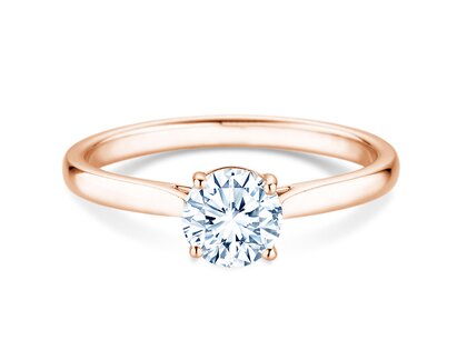 Verlovingsring Surprise in 18K roségoud met Lab-grown diamant 0,75ct E/VS