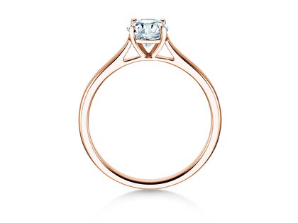 Verlovingsring Surprise in 18K roségoud met Lab-grown diamant 0,75ct E/VS