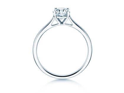 Verlovingsring Surprise in 18K witgoud met Lab-grown diamant 0,75ct E/VS