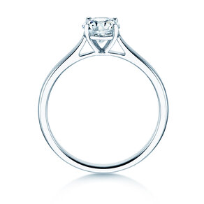 Verlovingsring Surprise in 18K witgoud met Lab-grown diamant 0,75ct E/VS