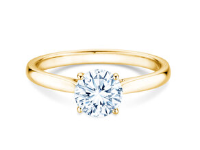 Verlovingsring Surprise in 9K geelgoud met diamant 1,00ct H/SI