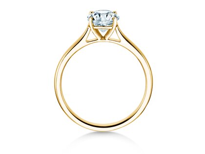 Verlovingsring Surprise in 9K geelgoud met diamant 1,00ct H/SI