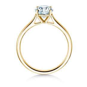 Verlovingsring Surprise in 9K geelgoud met diamant 1,00ct H/SI