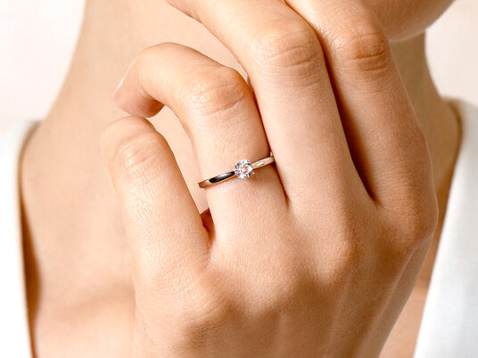 Verlovingsring Surprise in zilver