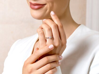 Verlovingsring Surprise in 9K geelgoud met diamant 0,75ct G/SI