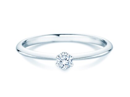 Verlovingsring The One in zilver 925/- met diamant 0,15ct G/IF