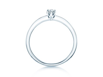 Verlovingsring The One in zilver 925/- met diamant 0,15ct G/IF