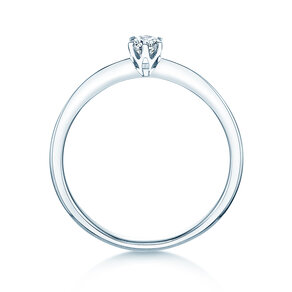 Verlovingsring The One in zilver 925/- met diamant 0,15ct G/IF