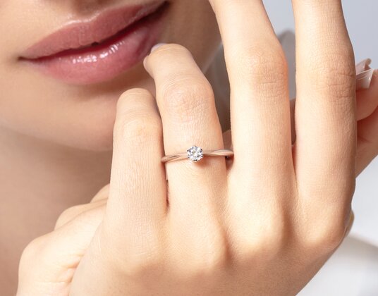 Verlovingsring The One in zilver 925/-