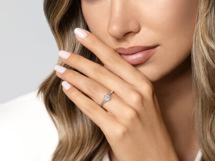 Verlovingsring The One in 18K geelgoud met diamant 0,60ct G/IF