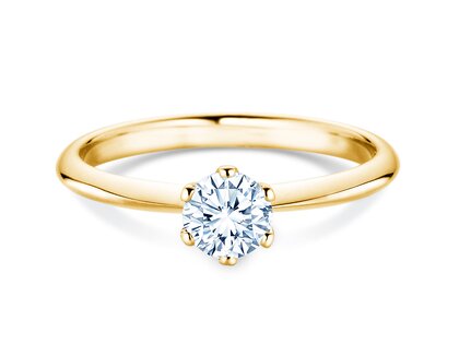 Verlovingsring The One in 18K geelgoud met diamant 0,60ct G/IF