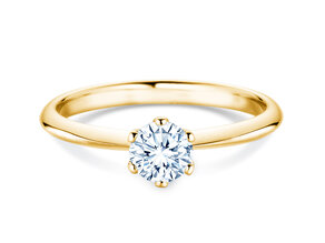 Verlovingsring The One in 18K geelgoud met diamant 0,60ct G/IF