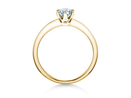 Verlovingsring The One in 18K geelgoud met diamant 0,60ct G/IF