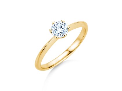 Verlovingsring The One in 18K geelgoud met diamant 0,60ct G/IF
