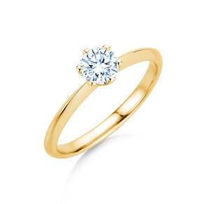 Verlovingsring The One in 18K geelgoud met diamant 0,60ct G/IF