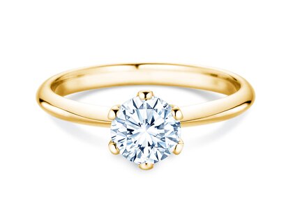 Verlovingsring The One in 9K geelgoud met Lab-grown diamant 1,50ct E/VS