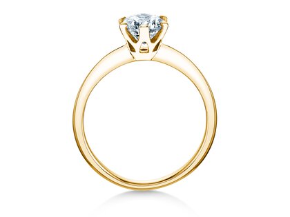 Verlovingsring The One in 9K geelgoud met Lab-grown diamant 1,50ct E/VS
