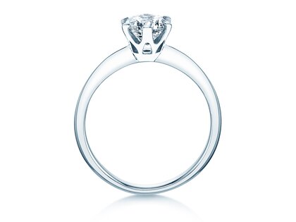 Verlovingsring The One in 9K witgoud met diamant 1,00ct H/SI