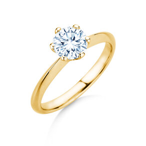 Verlovingsring The One in 9K geelgoud met Lab-grown diamant 1,50ct E/VS