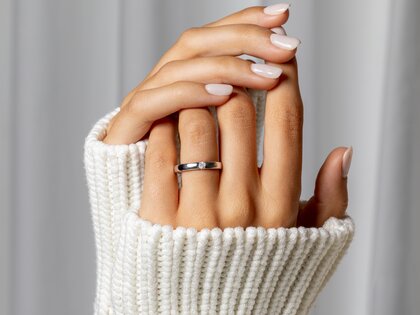 Verlovingsring Destiny in zilver 925/- met diamant 0,10ct H/SI