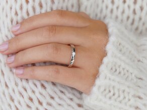 Verlovingsring Destiny in zilver 925/- met diamant 0,10ct H/SI