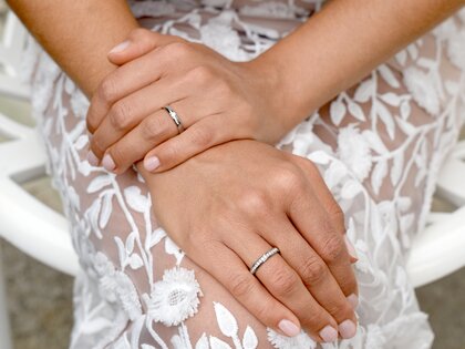 Verlovingsring Destiny in zilver 925/- met diamant 0,10ct H/SI