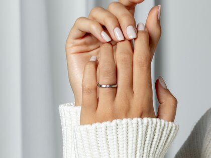 Verlovingsring Infinity in 14K geelgoud met diamant 0,03ct H/SI