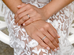 Verlovingsring Infinity in zilver 925/- met diamant 0,07ct H/SI