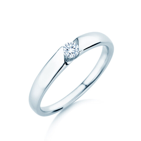 Verlovingsring Italic Petite in zilver