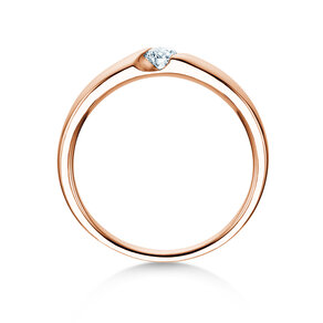 Verlovingsring Italic Petite in roségoud