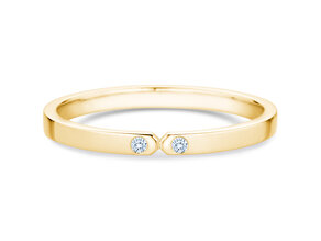 Verlovingsring Serenity Diamond in 9K geelgoud met diamanten 0,02ct G/SI