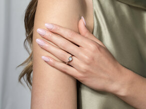 Verlovingsring Touch in 14K geelgoud met diamant 0,50ct G/SI