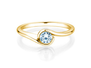 Verlovingsring Touch in 14K geelgoud met Lab-grown diamant 0,50ct E/VS