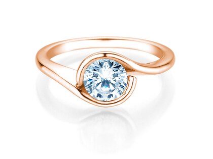 Verlovingsring Touch in 9K roségoud met Lab-grown diamant 1,00ct E/VS