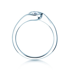 Verlovingsring Touch in 14K witgoud met Lab-grown diamant 0,50ct E/VS