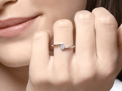 Verlovingsring Vibe  in roségoud