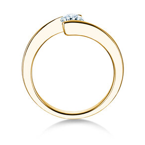 Verlovingsring Vibe  in 9K geelgoud met diamant 0,50ct H/SI