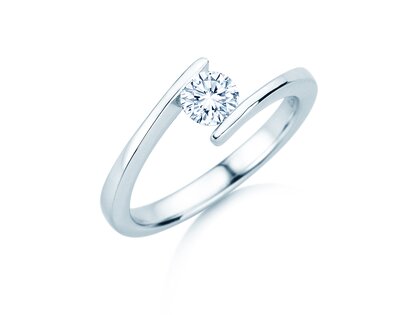 Verlovingsring Vibe  in platina 950/- met diamant 0,50ct G/SI