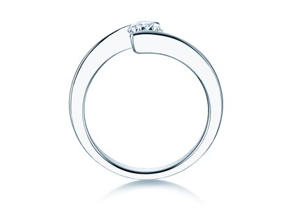 Verlovingsring Vibe  in platina 950/- met diamant 0,50ct G/SI
