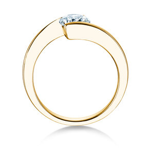 Verlovingsring Vibe  in 9K geelgoud met diamant 1,00ct H/SI